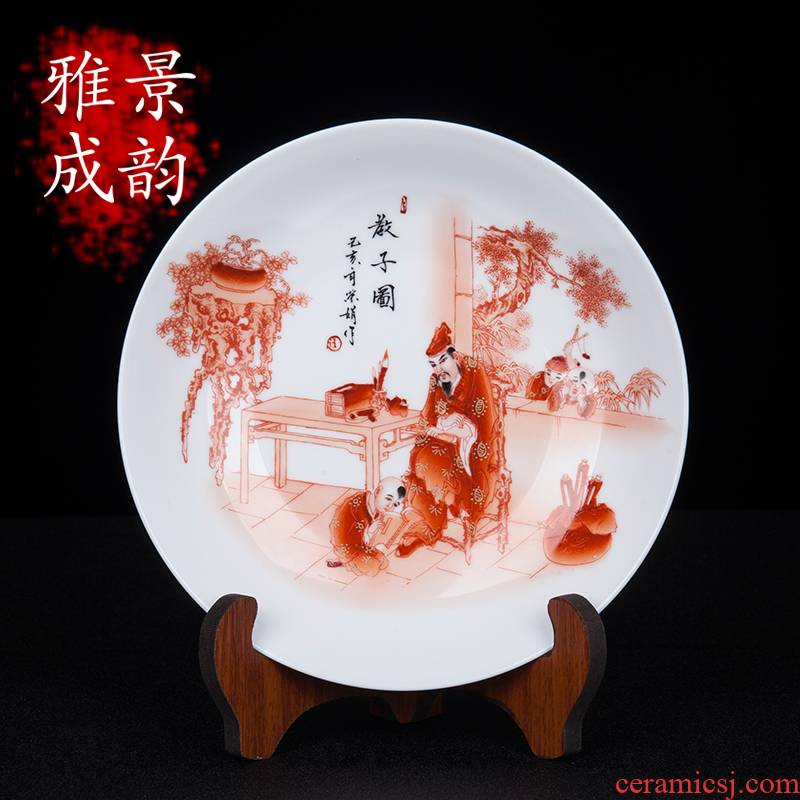 Jingdezhen ceramic I and contracted hand - made godson figure porcelain decoration place to live in the sitting room porch porcelain