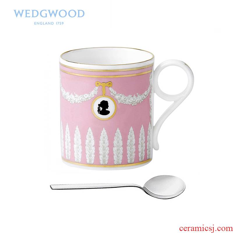 Wedgwood waterford Wedgwood treasured roses silk knot with small ipads China mugs WMF coffee spoon knot wedding