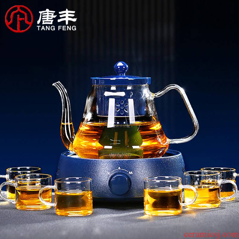 Tang Feng glass boiled tea set ceramic filter tank electric TaoLu boiling tea stove steam teapot tea