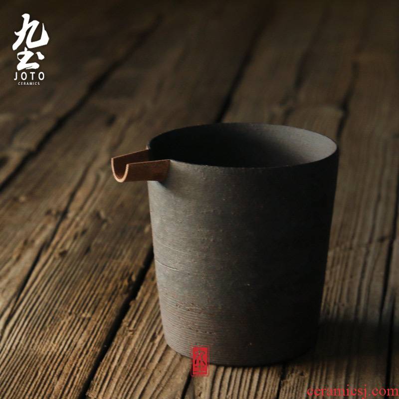 About Nine earth zen retro manual coarse jingdezhen ceramic kung fu tea set well fair keller cup and a cup of black pottery Japanese tea