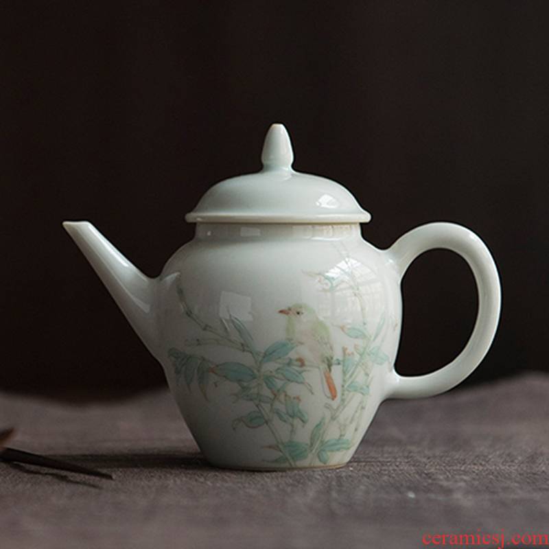 Get in jingdezhen ceramic teapot suit kung fu tea set the it home little teapot in use by hand