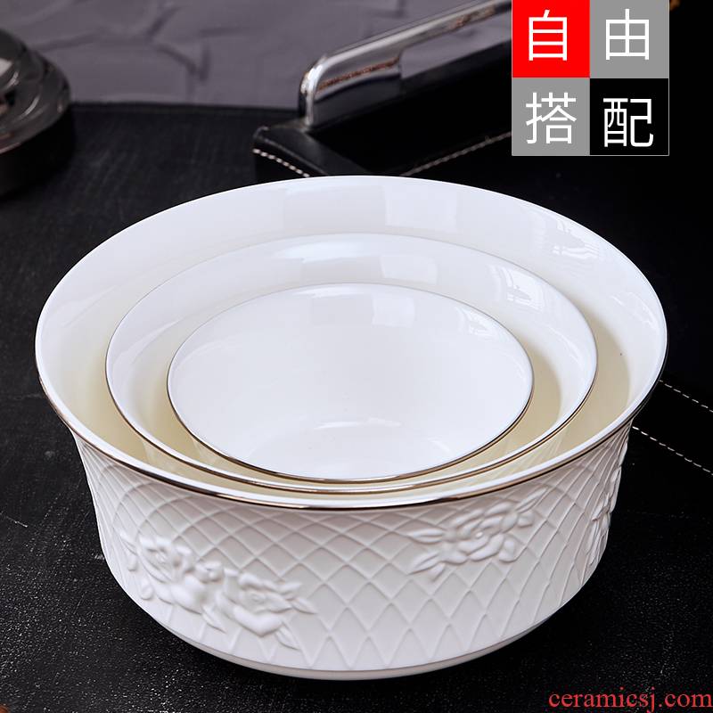 Ipads bowls ceramic dish suit dish dish dish steak dinner plate plate household ipads porcelain child free ride