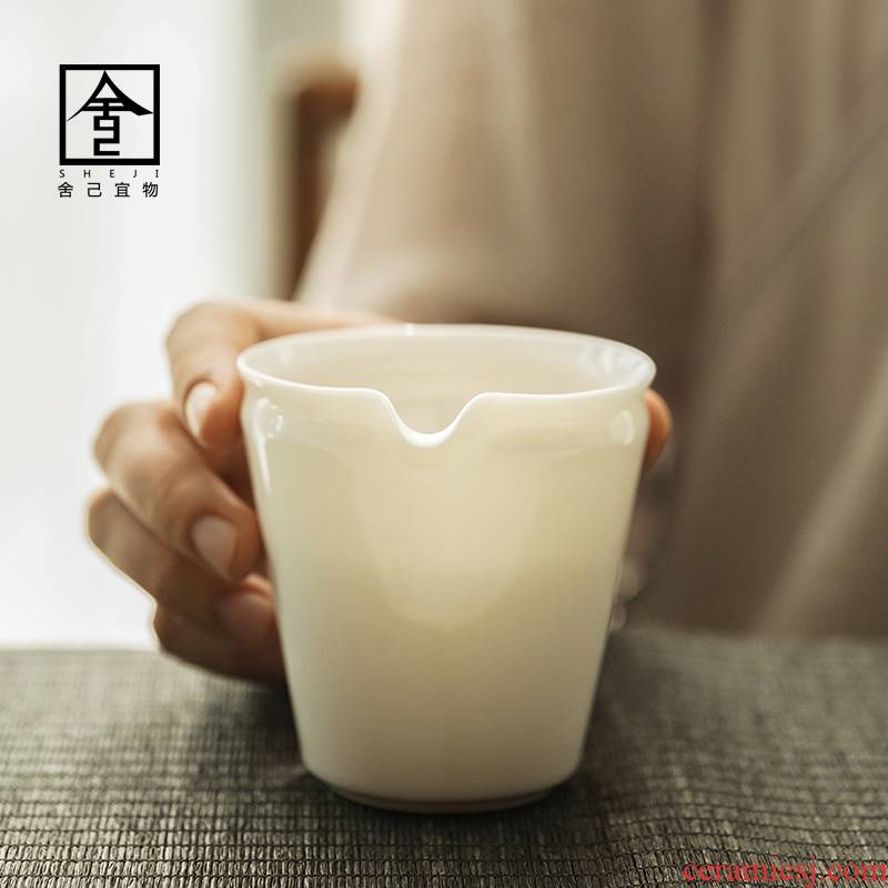Jingdezhen) fair keller set points male cup tea ware ceramics large capacity and a cup of tea sea jade porcelain cups