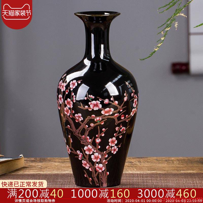 Sharply jingdezhen ceramics glaze floret bottle of Chinese flower arrangement sitting room home rich ancient frame decoration handicraft furnishing articles