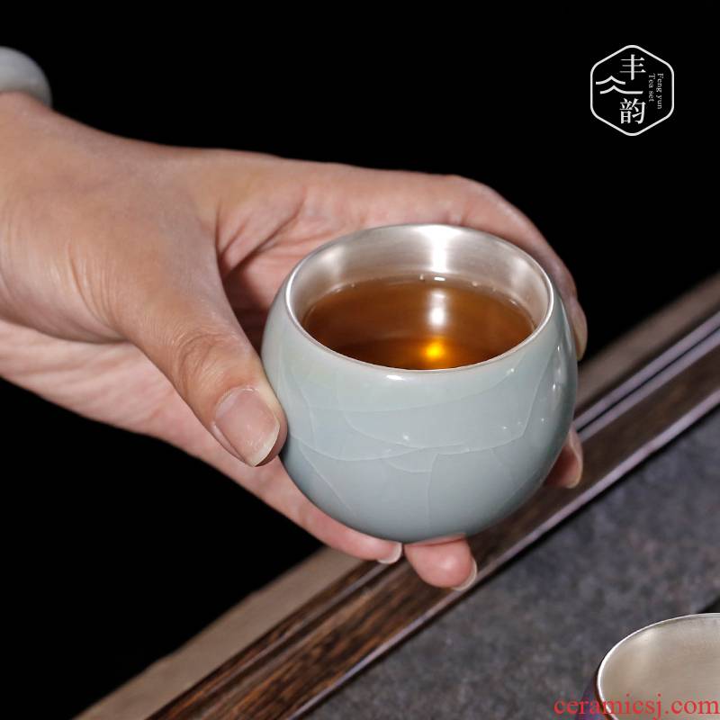 Your up coppering. As silver cup ultimately responds kongfu master individual household ceramics cup silver meditation cup tea sample tea cup
