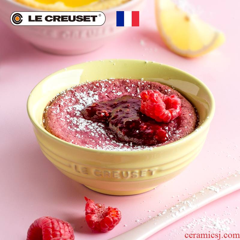 France 's LE CREUSET children sweet cool color stoneware small mini bowl of rice soup bowl household see colour