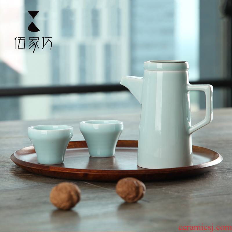 The Wu family fang ying, on ceramic teapot filtering celadon home region of kung fu tea tea tea kettle
