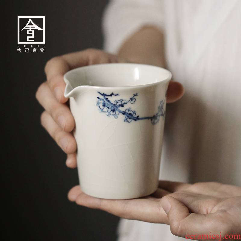 Left hand points fair keller of tea ware up household tea manual greedy cup of Japanese tea taking ceramic tea cup