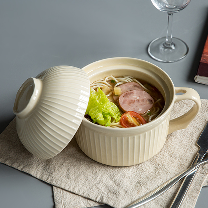 Korean Japanese ceramics tableware domestic large mercifully rainbow such as bowl bowl creative rainbow such as always nice dinner bowl dessert bowl