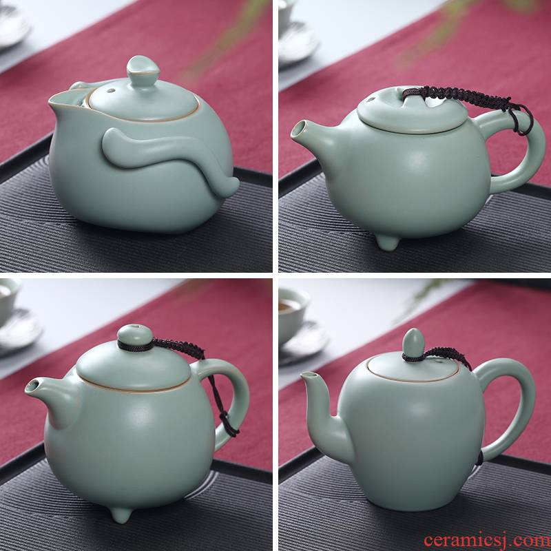 Your up on ceramic teapot single pot small teapot ice to crack Your porcelain Chinese beauties pot of kung fu tea set home