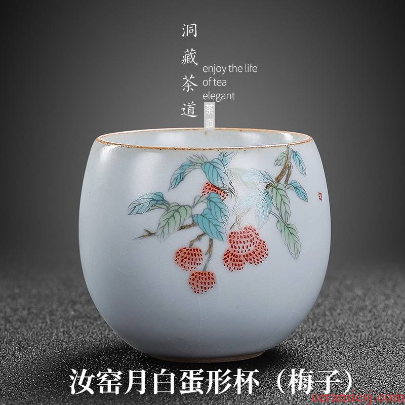 In building your up hand - made personal single cup large kunfu tea cup ceramic move master cup tea sample tea cup