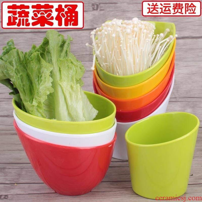 Hot pot dishes tile - like bevel melamine tableware vegetables vegetable ltd. Korean water jam VAT plastic ball