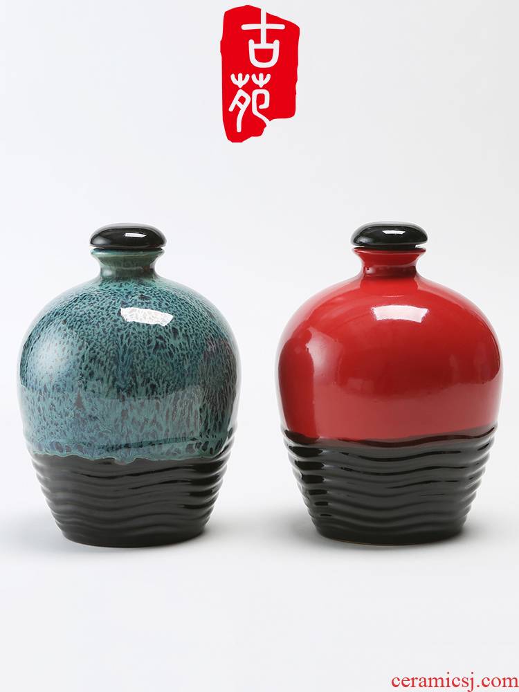 The ancient garden ceramic bottle pack 3 kg earthenware jar of archaize it ancient empty jar wholesale seal wine