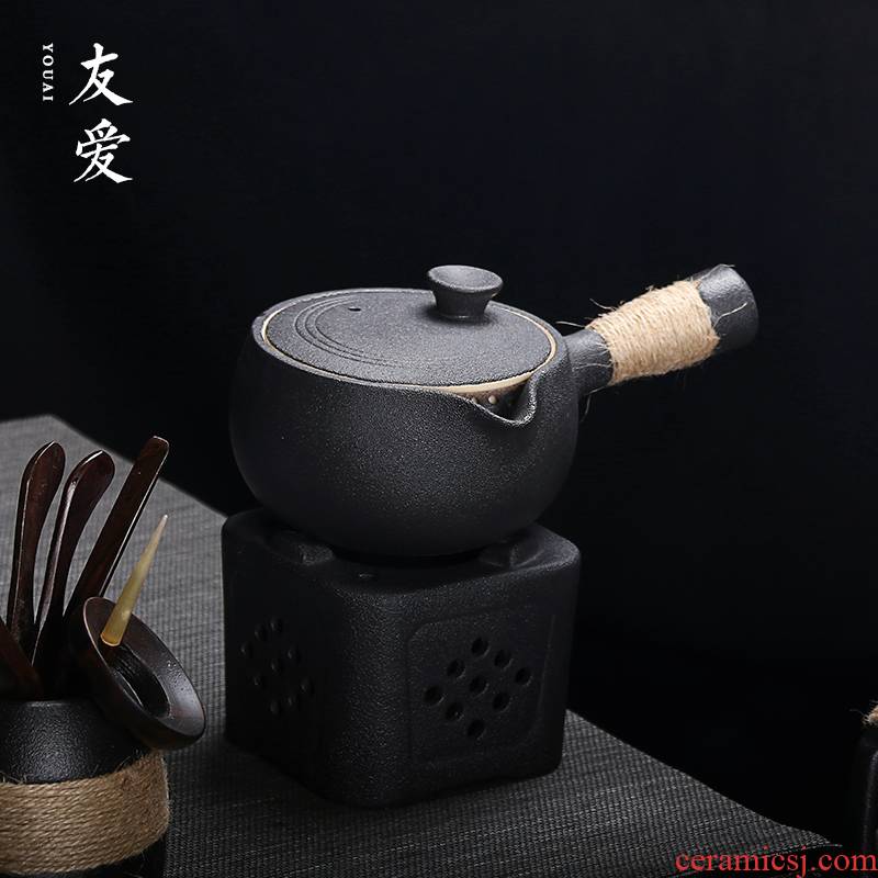 Love pu - erh tea boiling tea ware ceramic pot to boil tea stove'm white tea, black tea pot clay POTS side put the pot of warm the teapot