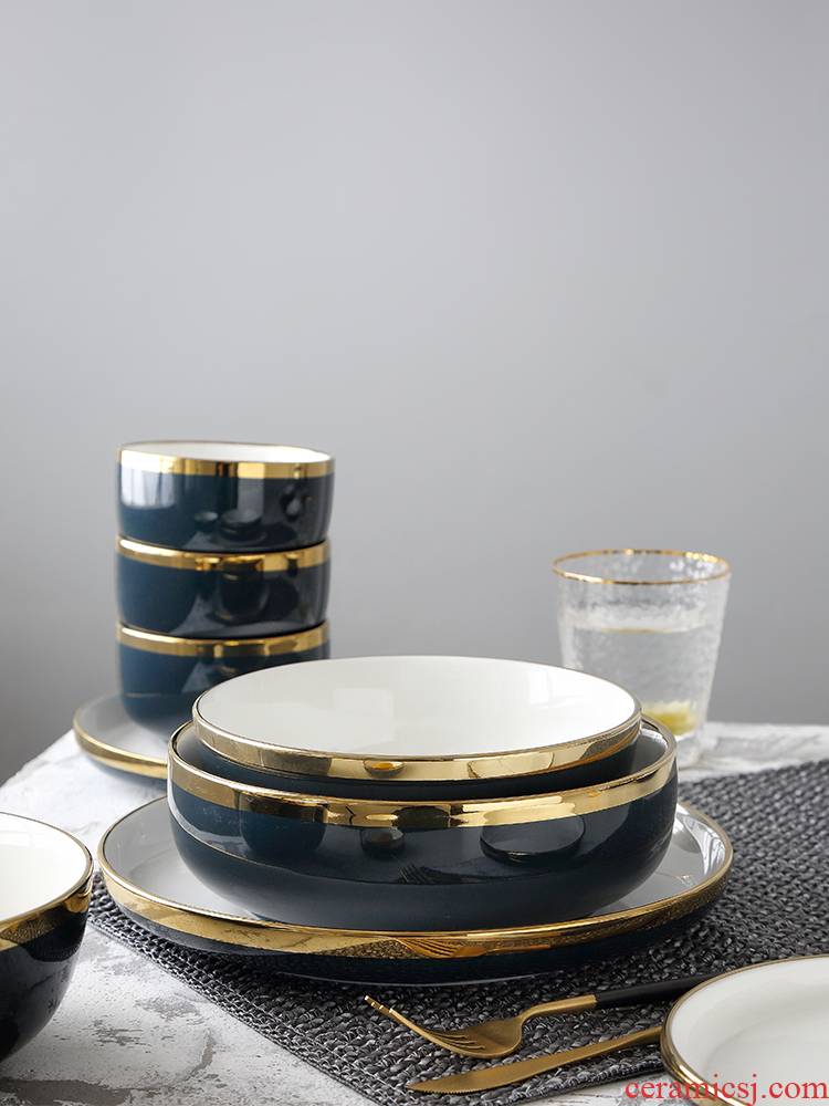 Tinyhome Nordic up phnom penh ceramic tableware suit household sauce dish dish dish steak dish dish bowl spoon