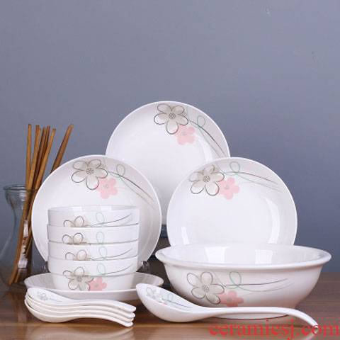 Special dishes suit, lovely plate ipads bowls bowl dish bowl chopsticks 2 people use microwave dish tableware NJ