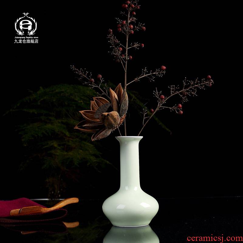 DH jingdezhen ceramic small pure and fresh and vases, flower receptacle I and contracted flower implement kung fu tea set decoration furnishing articles