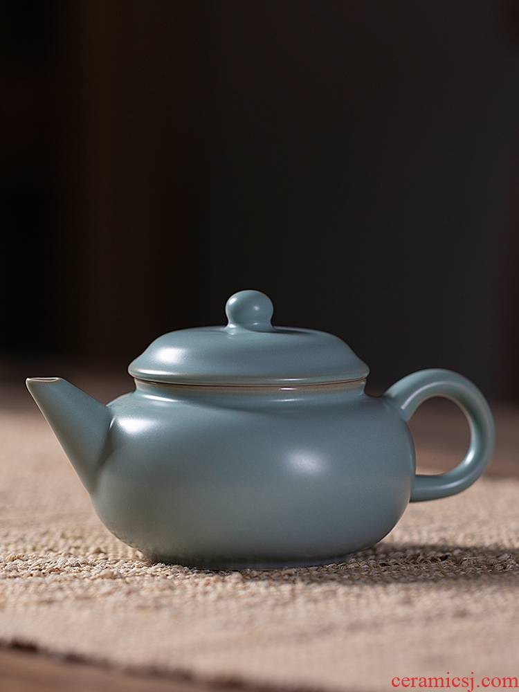 Jiangnan shamrock archaize past 1 your up ceramic teapot tea kungfu tea set your porcelain little teapot single pot