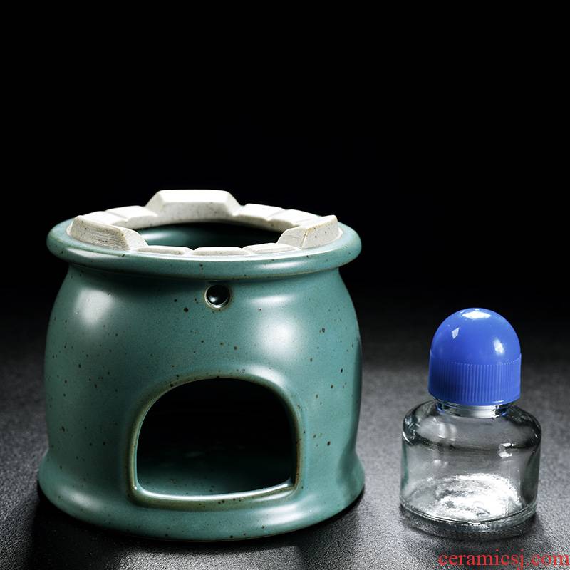 Old at restoring ancient ways, cyan alcohol ceramic tea stove temperature hot tea stove Japanese tea accessories boiled tea, tea cooking wind furnace