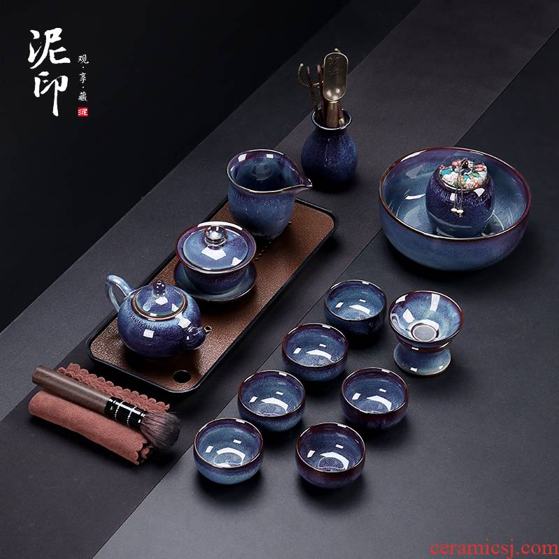 Mud seal built one variable teapot tea set the home office to receive a visitor kung fu ceramic cups checking out gifts
