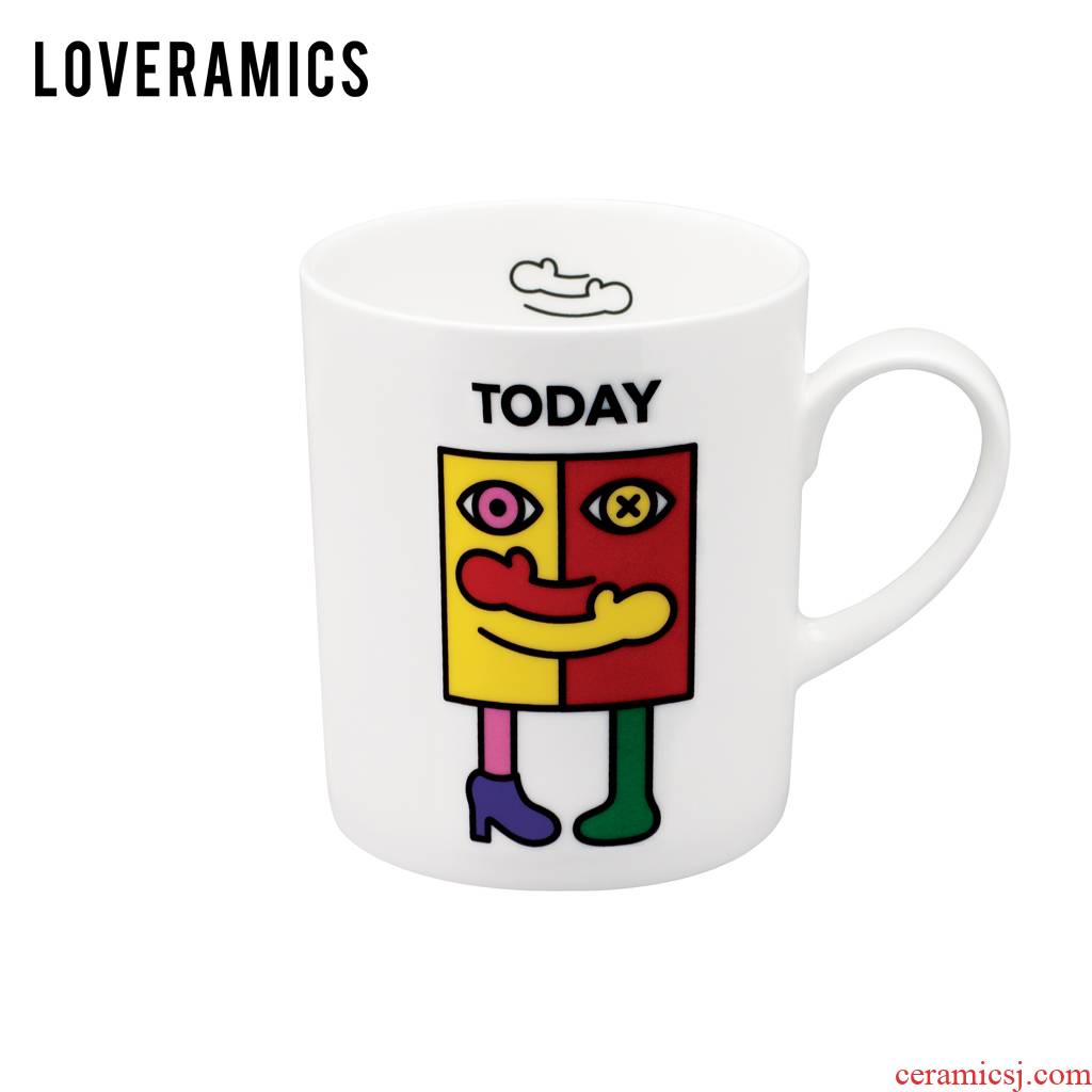 Loveramics love June I love mark cup three 380 ml ipads porcelain cup of milk tea cup cup H & T