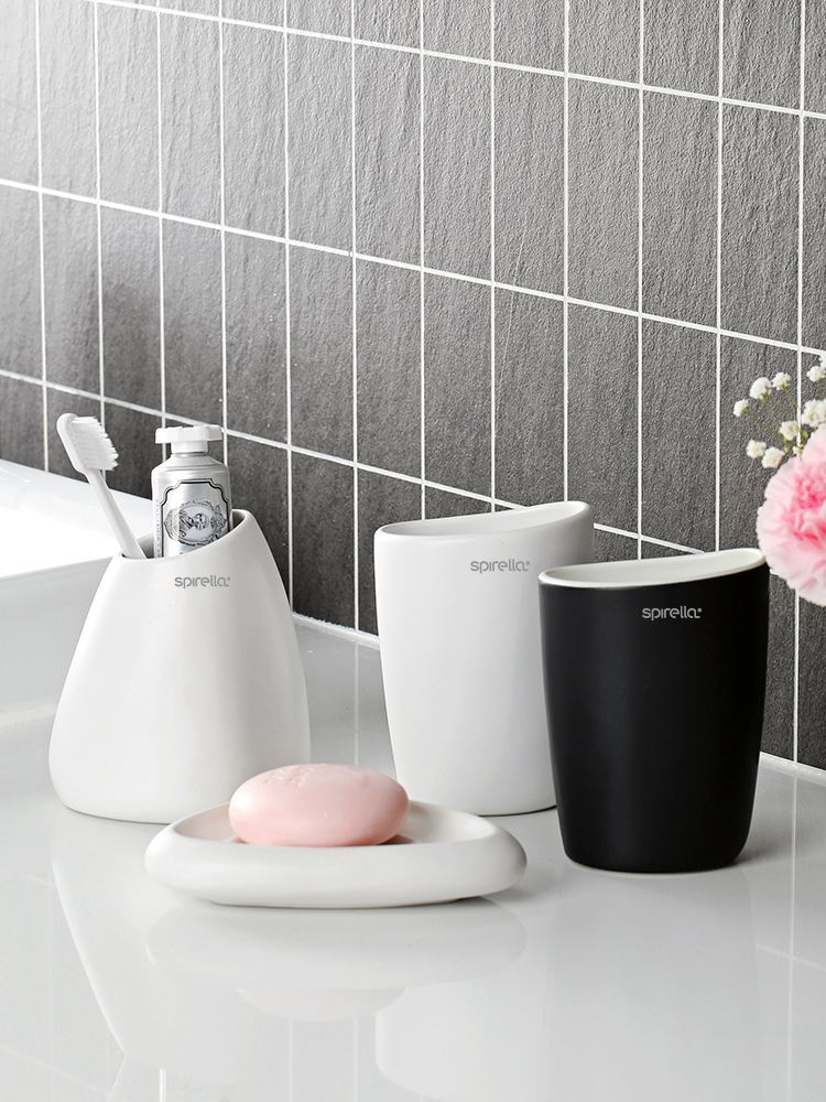 Swiss brand SPIRELLA silk pury ETNA matte enrolled ceramic bathroom toiletries four things that defend bath suit