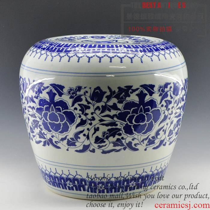 Jingdezhen blue and white ceramics apple who cooler who sitting room of Chinese style household furnishing articles decorations arts and crafts