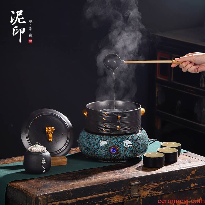 Mud printed pu 'er tea ware household automatic ceramic points the boiled tea, the electric TaoLu boiled tea stove'm white tea, black tea tea stove