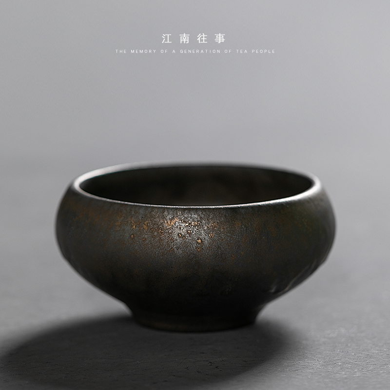 Jiangnan past a small wash to the writing brush washer ceramic kung fu tea tea accessories water jar flower pot in gold small tea to wash