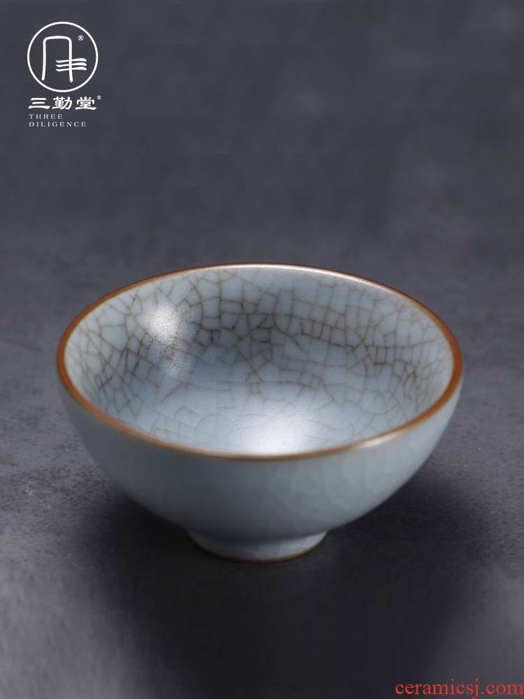 The three frequently your up puer tea cup master cup jingdezhen ceramic kung fu tea set single cup sample tea cup S44026