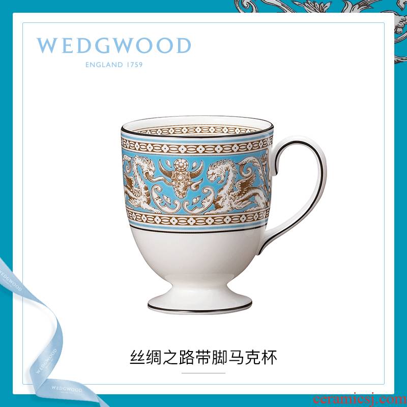WEDGWOOD waterford WEDGWOOD silk road with foot ipads porcelain mugs, coffee keller cup cup cup home