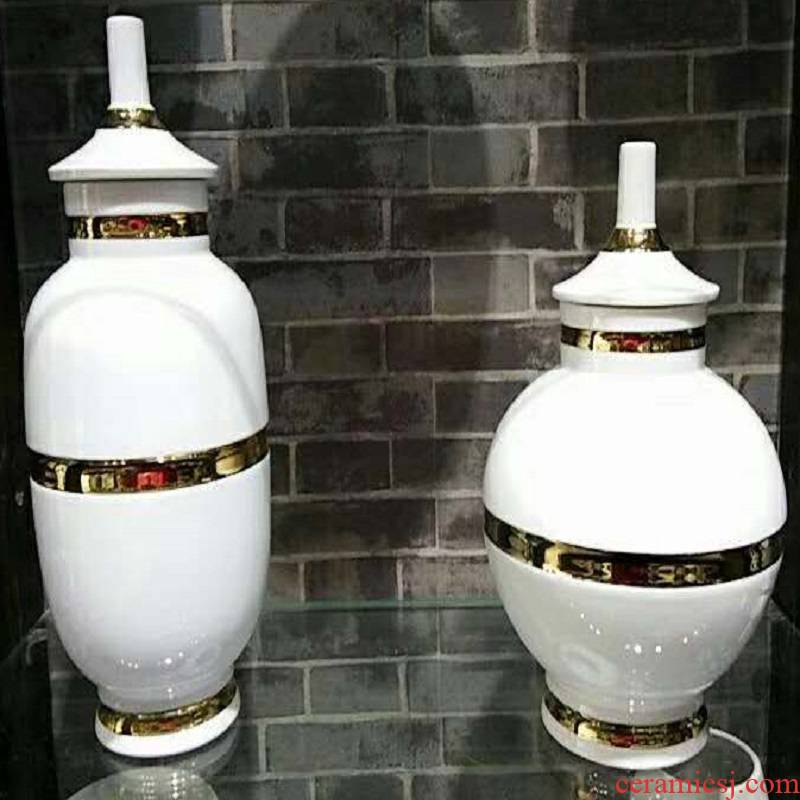 Jingdezhen porcelain furnishing articles 2 piece 980 white