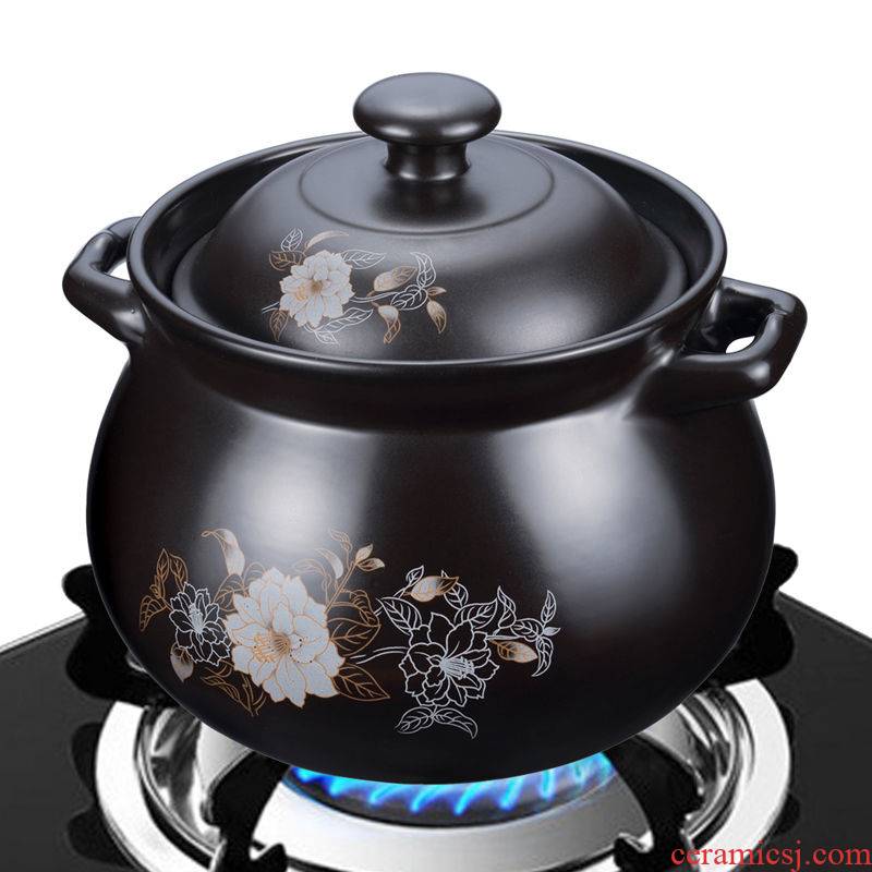 Hui shi casserole high - capacity soup pot 7300 ml to 2800 ml high - temperature flame burns ceramic stew pot soup pot 1