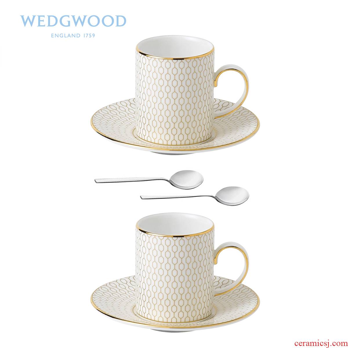 British Wedgwood Arris iris series ipads China 80 ml delicate coffee cups and saucers small capacity cups and saucers