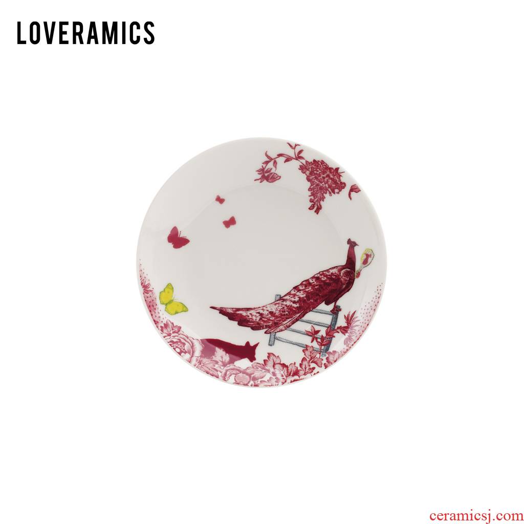 Mrs Loveramics love fantasy forest under the glaze color 15 cm household flat dish dish food dish plate