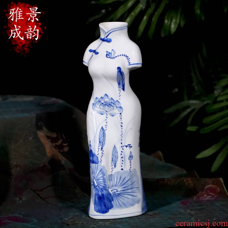 Jingdezhen ceramic creative new home furnishing articles household act the role ofing is tasted figure sitting room decoration decoration handicraft furnishing articles characteristics