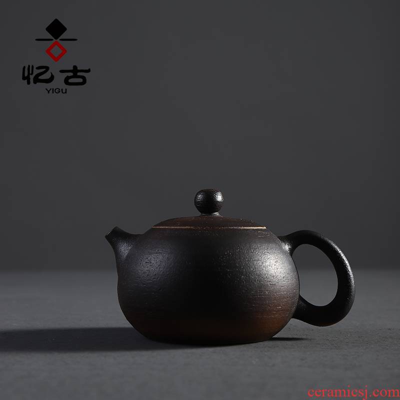 Have the coarse pottery teapot kung fu tea set household contracted Japanese ceramic tea set single pot of filtering pot teapot