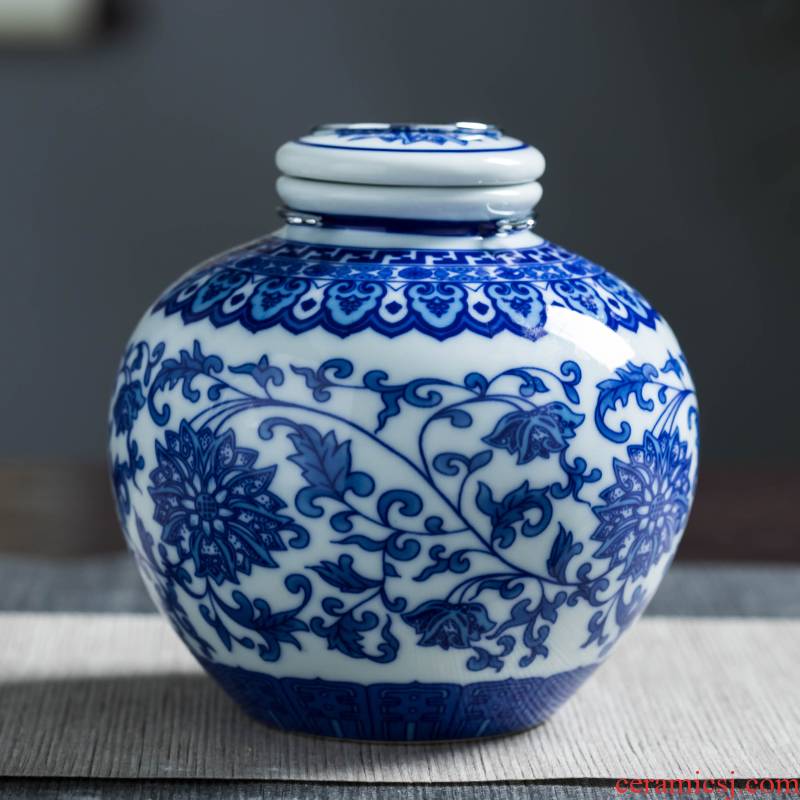 2 jins of jingdezhen ceramic bottle is empty bottles home wine bottle seal wine mercifully wine jar archaize blank