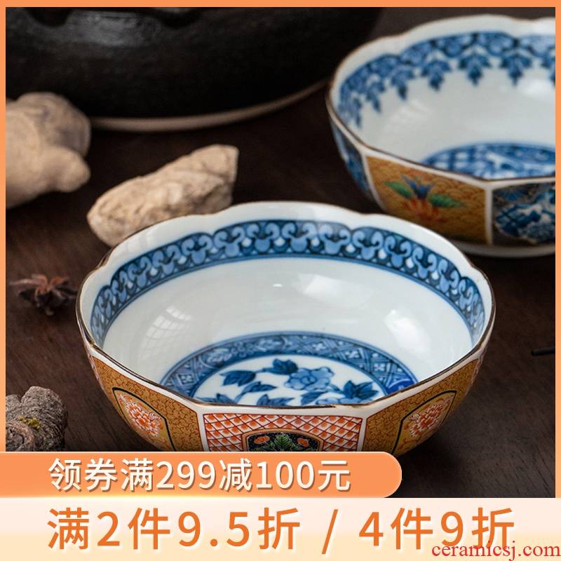 Meinung burn bowls creative rice bowls nostalgia move home eat rice bowl retro to use imported from Japan