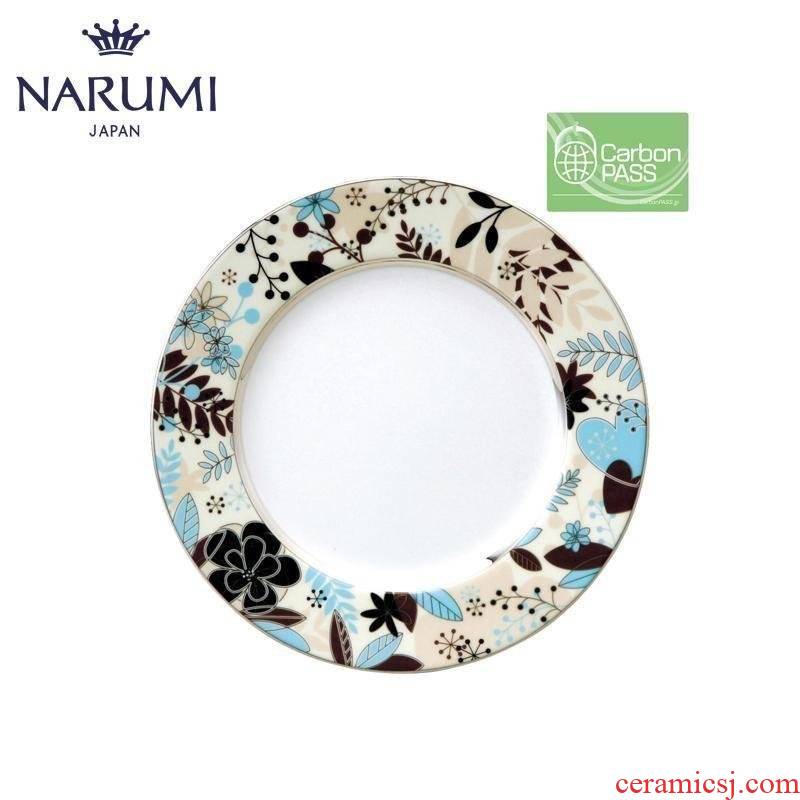 Japan NARUMI/sound Floral sea Paradise series 21 cm dessert plate ipads porcelain, 51069-1086