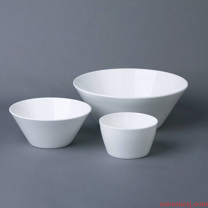 Pure white ipads bowls of rice bowls contracted household microwave tableware fruit bowl of cold dish bowl of soup bowl of salad bowl