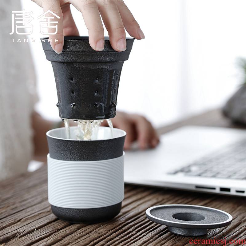 Don difference up yongquan green tea separation ceramic keller tea cups with cover home office tea cups water