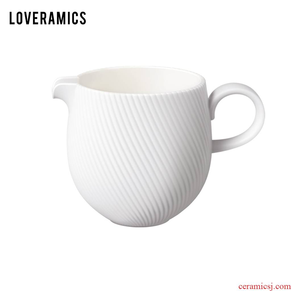 Loveramics love Mrs White jade ipads China 600 ml milk pot pointed expressions using cup milk as cans (White)