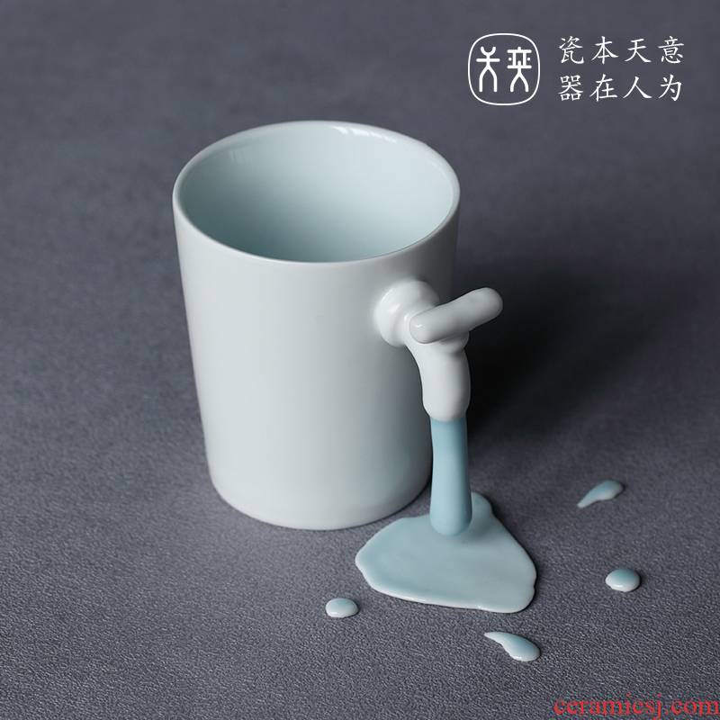 Keller Days yi ceramic hand faucet designer mark cup coffee cup cup custom creative move trend