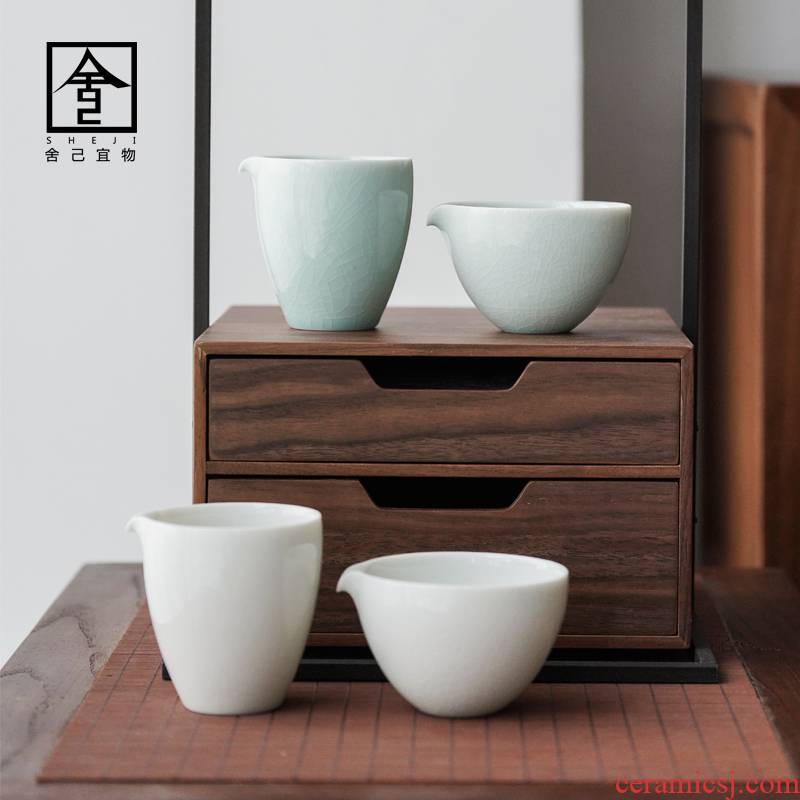 Points of tea ware ceramic fair keller cup and a cup of tea GongDaoBei tea accessories fair cup of tea