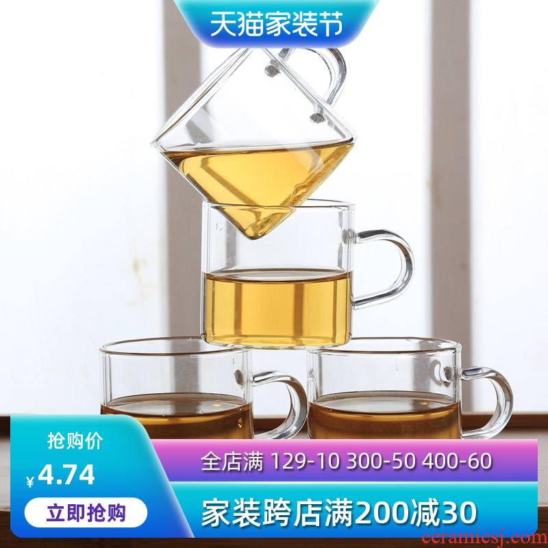 Is Yang glass cup upset ceramic sample tea cup kung fu tea cup with imitation enamel cup of my tea cup