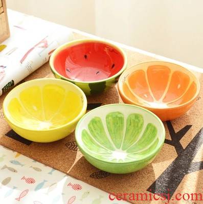 . Rice soup bowl can be daily specials 】 【 bowls cutlery set fruit bowl/coloured drawing or pattern