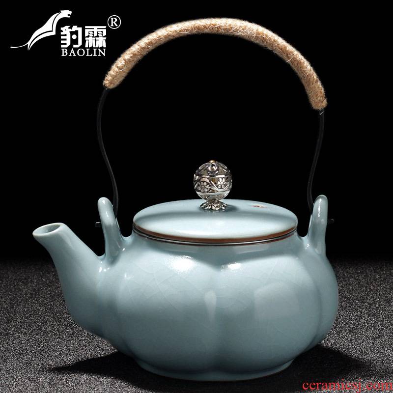 Leopard knows Japanese manual your up girder pot on large porcelain ceramic teapot belt filter for its ehrs tea