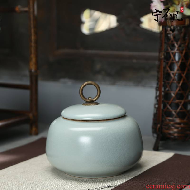 Rather uncommon ceramic tea pot to open the slice your up POTS and POTS sealed tank storage medium tieguanyin about 150 g