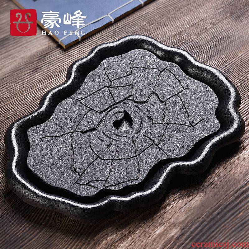 HaoFeng tea set suit household tea accessories ceramic tea tray was dry plate drainage type contracted the teapot tea tea table